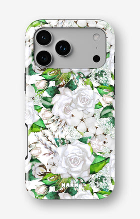 iPhone 17 Pro Tough Case – White Bloom - View 1