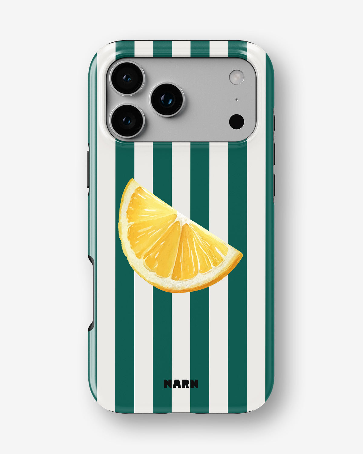 iPhone 17 Pro Tough Case – Lemon Stripes - View 1