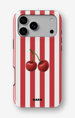 iPhone 17 Pro Tough Case – Cherry Stripes - View 1