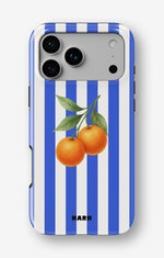 iPhone 17 Pro Tough Case – Orange Stripes - View 1