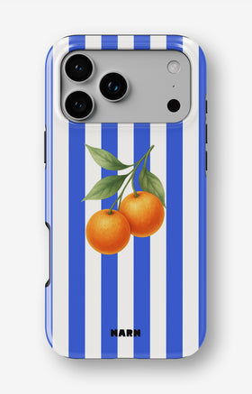 iPhone 17 Pro Tough Case – Orange Stripes - View 1