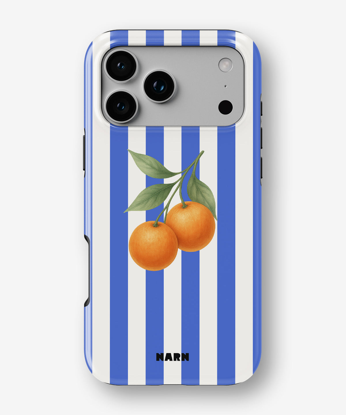 iPhone 17 Pro Tough Case – Orange Stripes - View 1