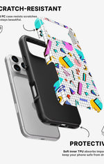 iPhone 17 Pro Tough Case – 80s Memphis - View 2