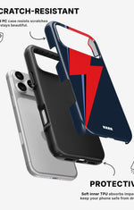 iPhone 17 Pro Tough Case – Blue Bowie - View 2