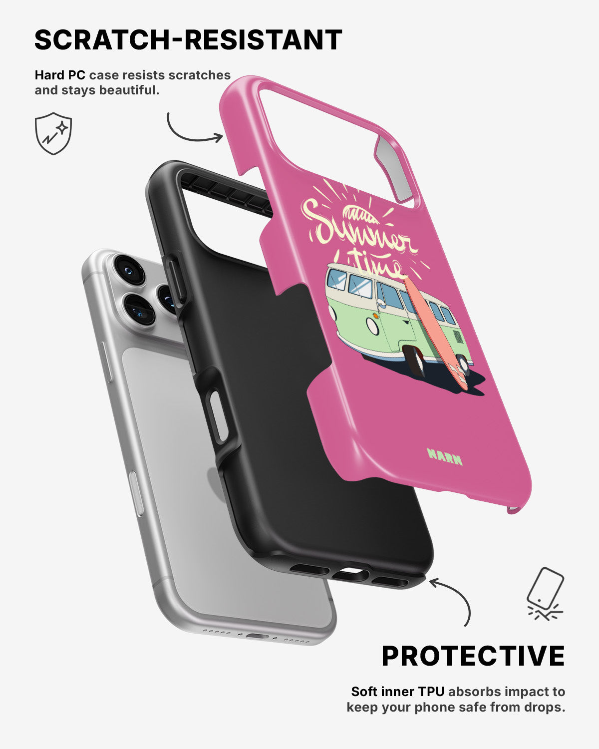 iPhone 17 Pro Tough Case – Summer Van - View 2