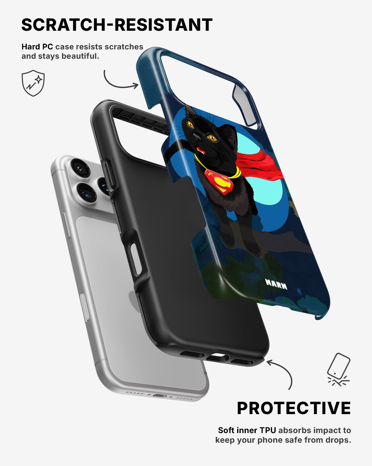 iPhone 17 Pro Tough Case – Super Cat - View 2
