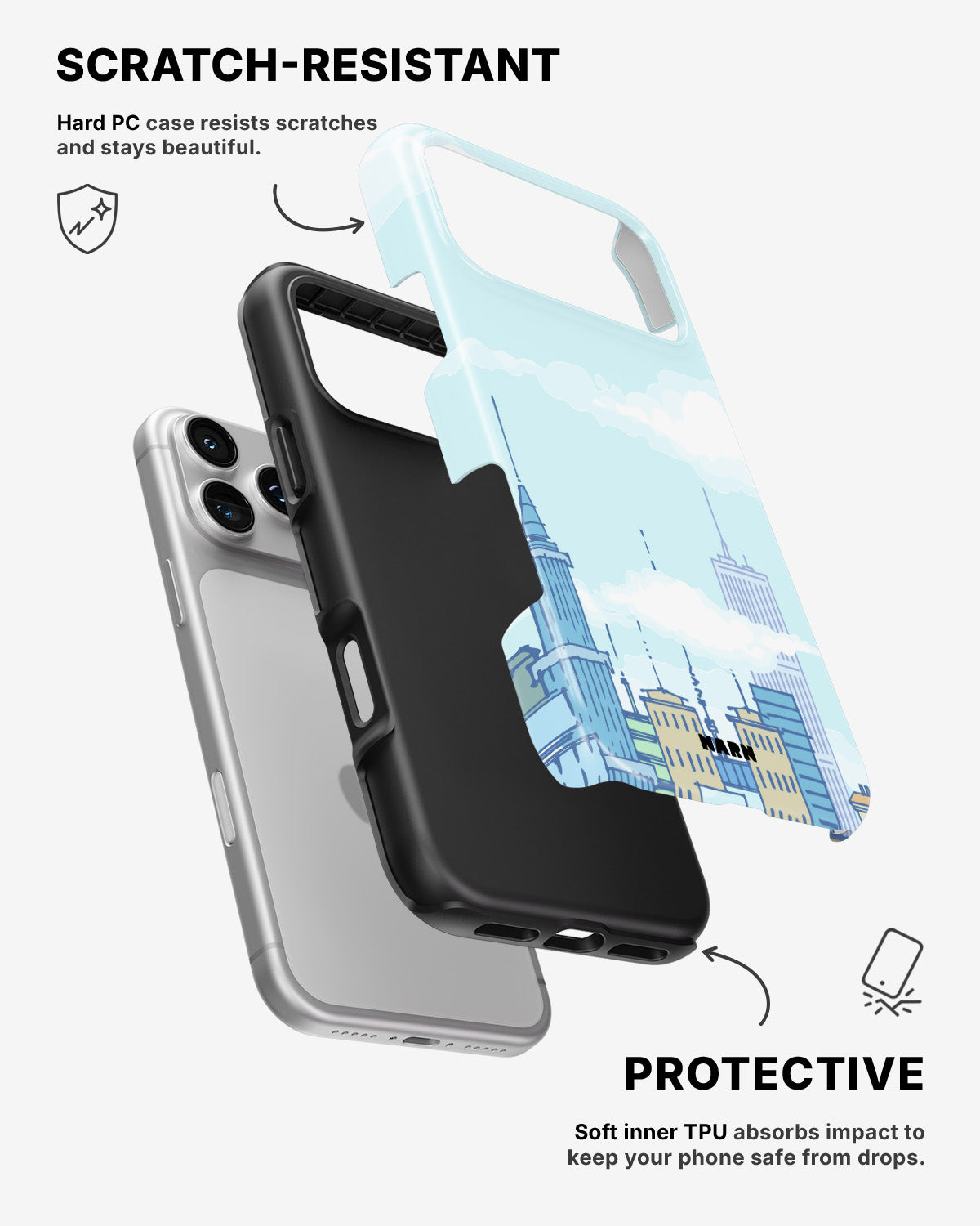 iPhone 17 Pro Tough Case – Skyline - View 2