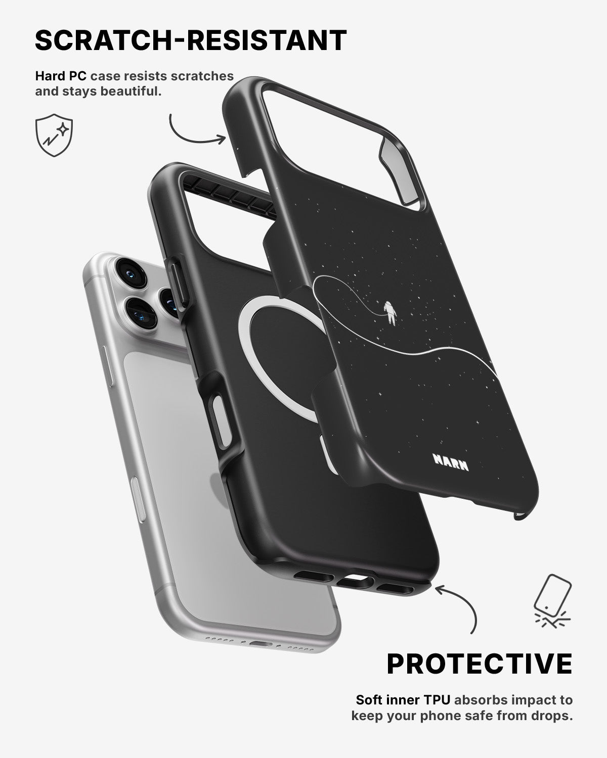 iPhone 17 Pro Tough Case – Space Walk - View 2