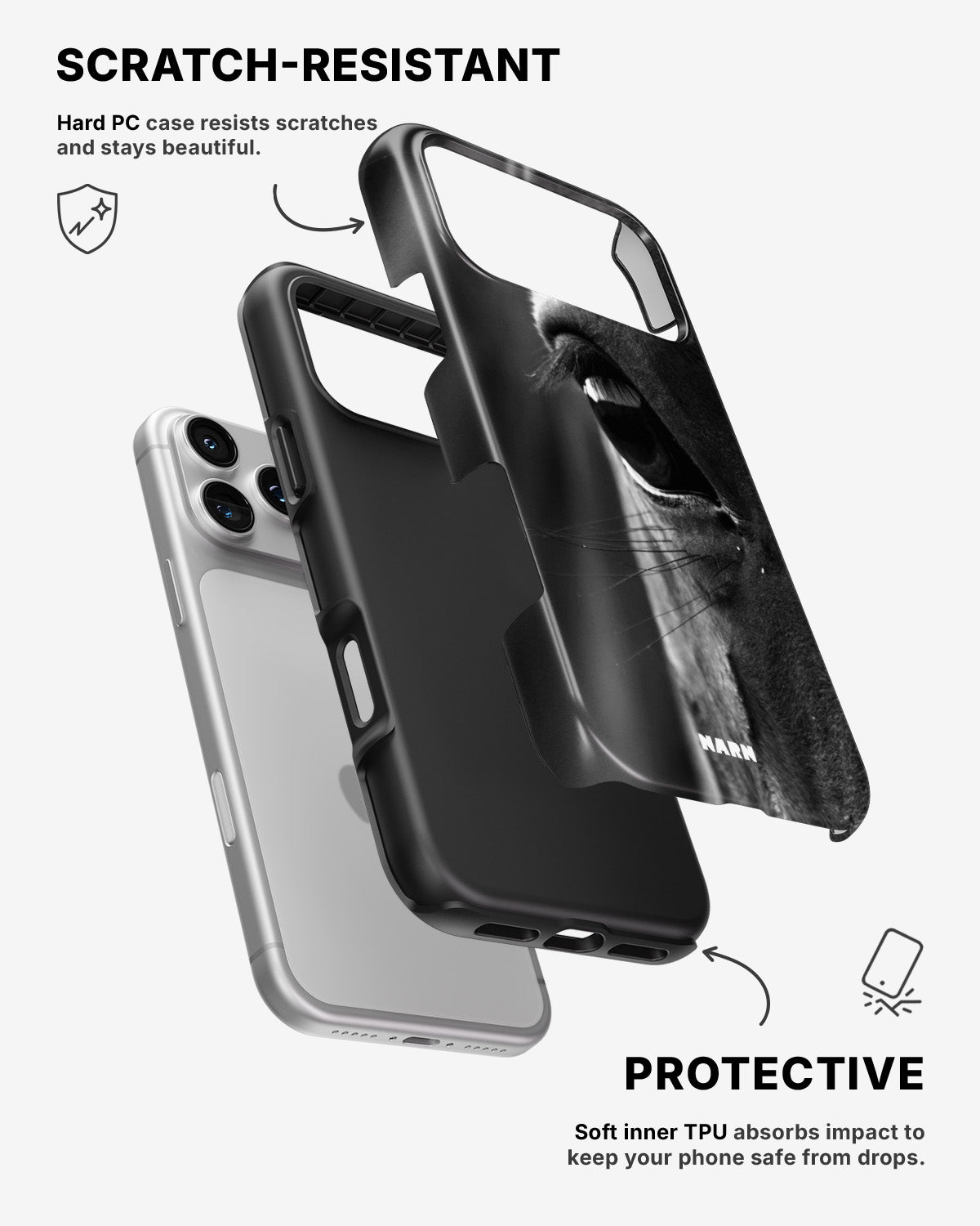 iPhone 17 Pro Tough Case – Horse Soul - View 2