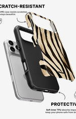 iPhone 17 Pro Tough Case – Wild Zebra - View 2