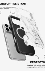 iPhone 17 Pro Tough Case – Milky Marble - View 2