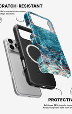 iPhone 17 Pro Tough Case – Icy Marble - View 2