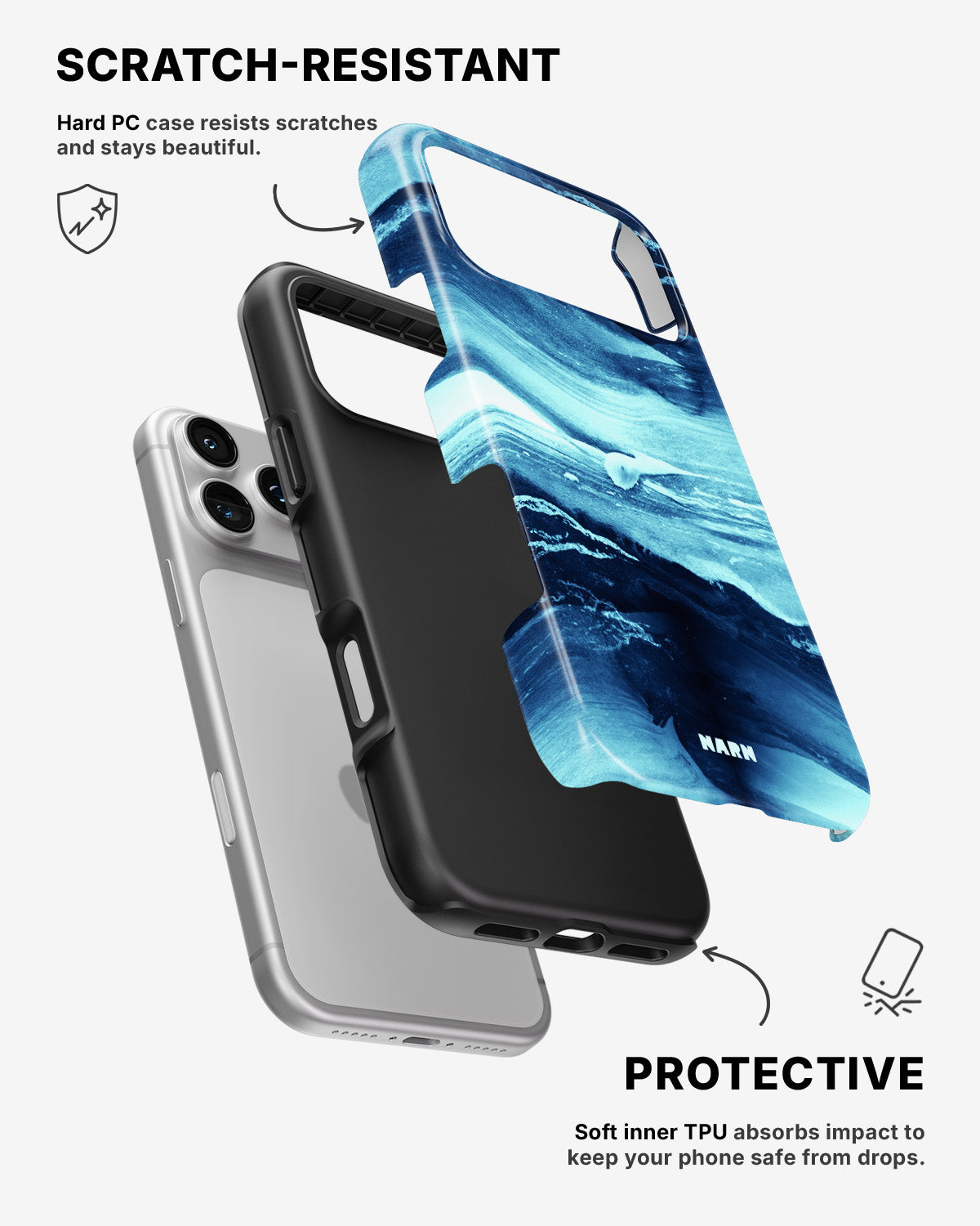 iPhone 17 Pro Tough Case – Ocean Dream - View 2