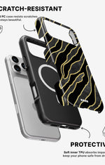 iPhone 17 Pro Tough Case – Golden Zebra - View 2