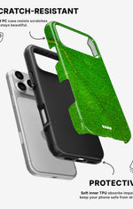 iPhone 17 Pro Tough Case – Green Leafy - View 2