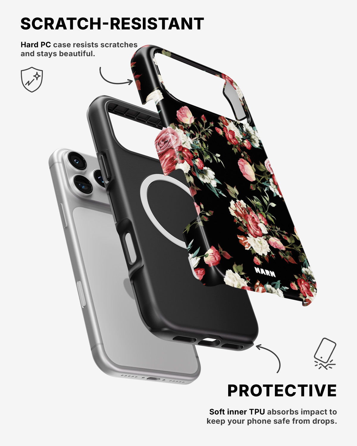 iPhone 17 Pro Tough Case – Bouquet - View 2