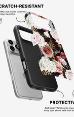 iPhone 17 Pro Tough Case – Midnight Roses - View 2