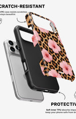 iPhone 17 Pro Tough Case – Leopard Flower - View 2