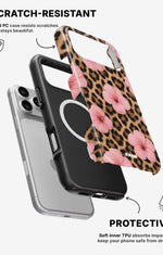 iPhone 17 Pro Tough Case – Leopard Flower - View 2