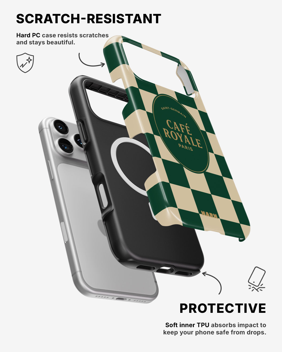 iPhone 17 Pro Tough Case – Cafe Royale - View 2