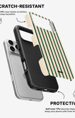 iPhone 17 Pro Tough Case – Evergreen Stripe - View 2