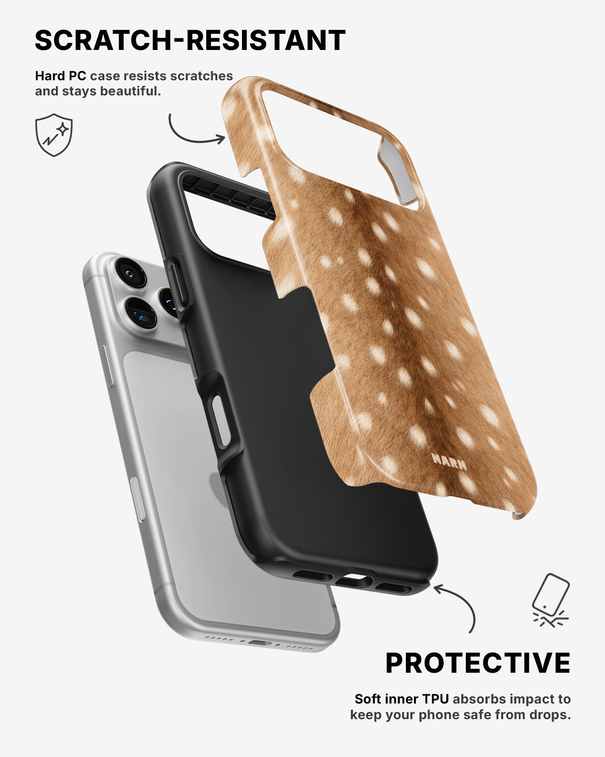 iPhone 17 Pro Tough Case – Fawn - View 2