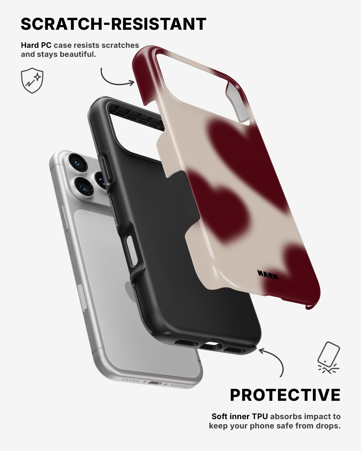 iPhone 17 Pro Tough Case – Heartbeat - View 2