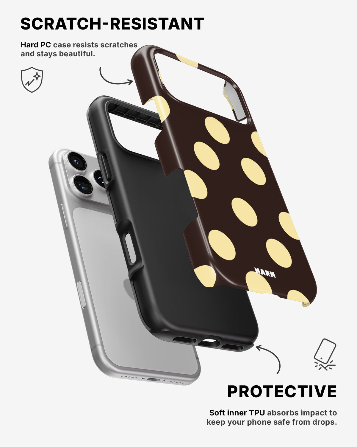 iPhone 17 Pro Tough Case – Mocha Pop - View 2