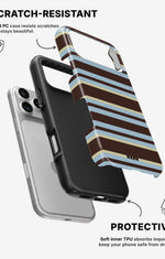 iPhone 17 Pro Tough Case – Latte Lines - View 2