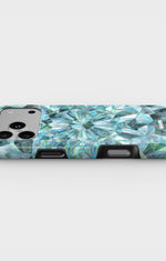 iPhone 17 Pro Tough Case – Green Crystals - View 3