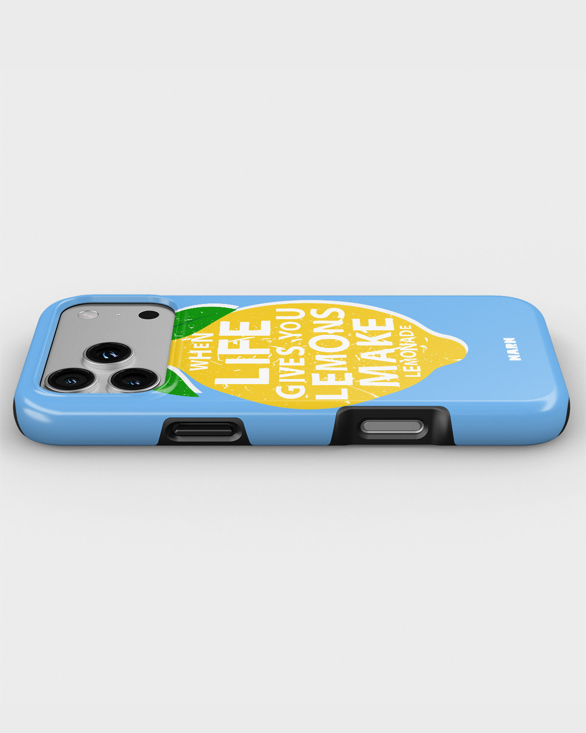 iPhone 17 Pro Tough Case – Lemon Quote - View 3