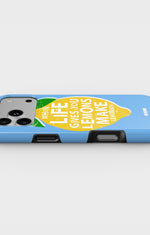 iPhone 17 Pro Tough Case – Lemon Quote - View 3