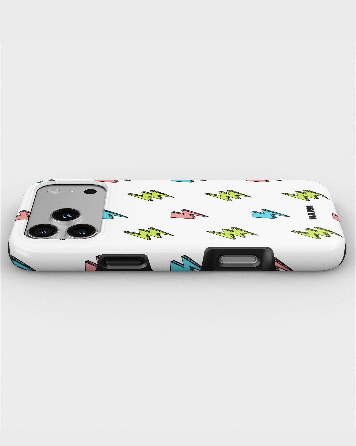 iPhone 17 Pro Tough Case – Lightning Bolts - View 3