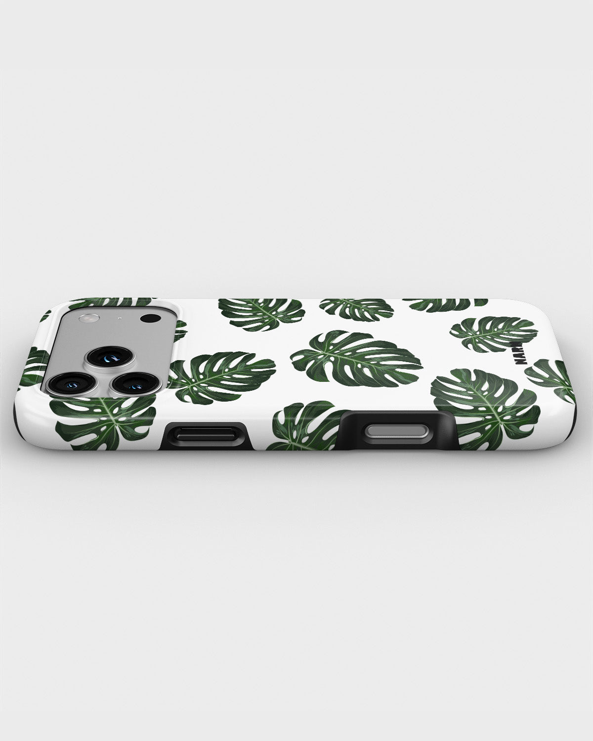iPhone 17 Pro Tough Case – Monstera Pattern - View 3