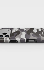 iPhone 17 Pro Tough Case – Grey Camo - View 3