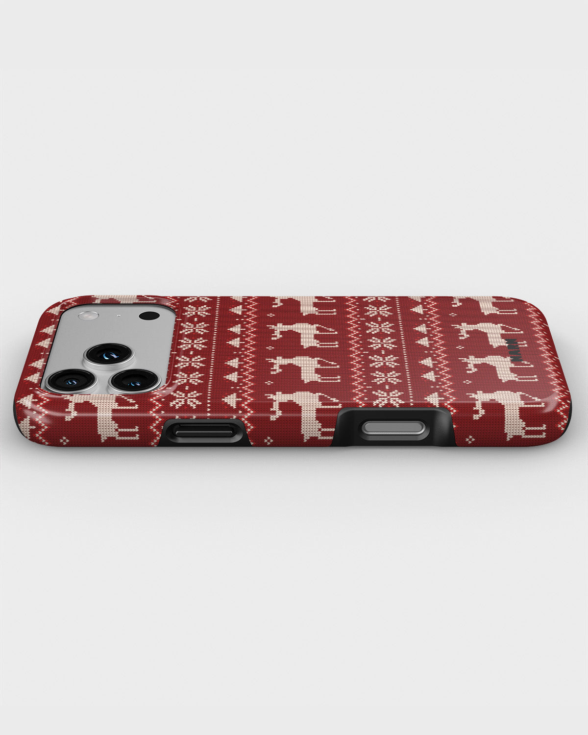 iPhone 17 Pro Tough Case – Reindeer Knit - View 3