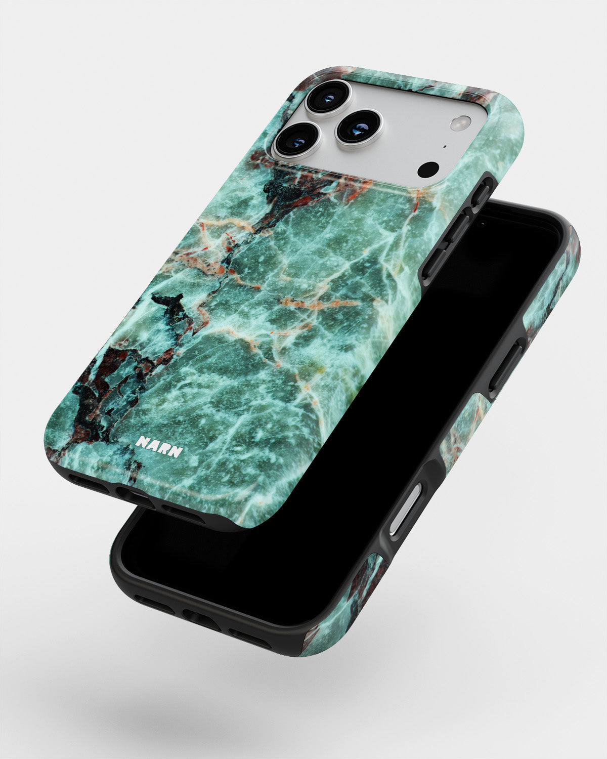 iPhone 17 Pro Tough Case – Green Marble - View 4