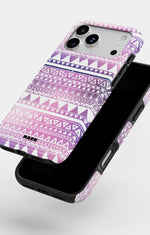 iPhone 17 Pro Tough Case – Purple Aztec - View 4