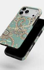iPhone 17 Pro Tough Case – Paisley Green - View 4