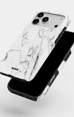 iPhone 17 Pro Tough Case – Milky Marble - View 4