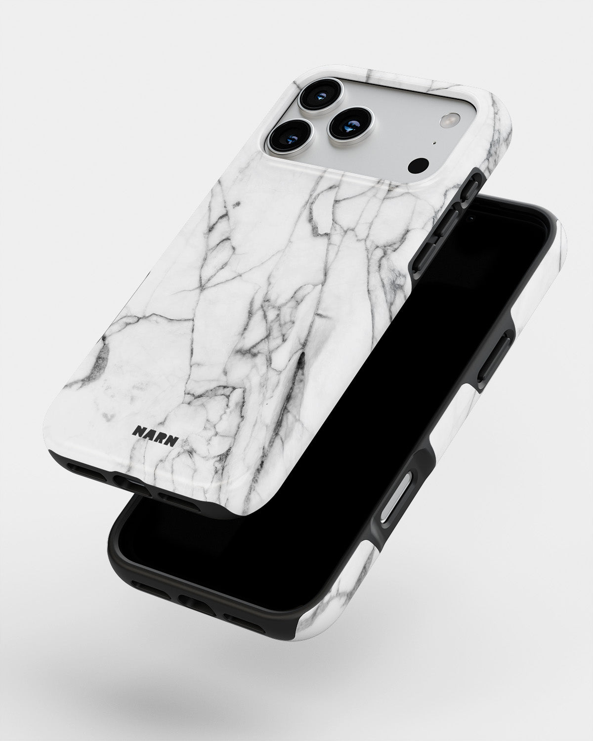 iPhone 17 Pro Tough Case – Milky Marble - View 4