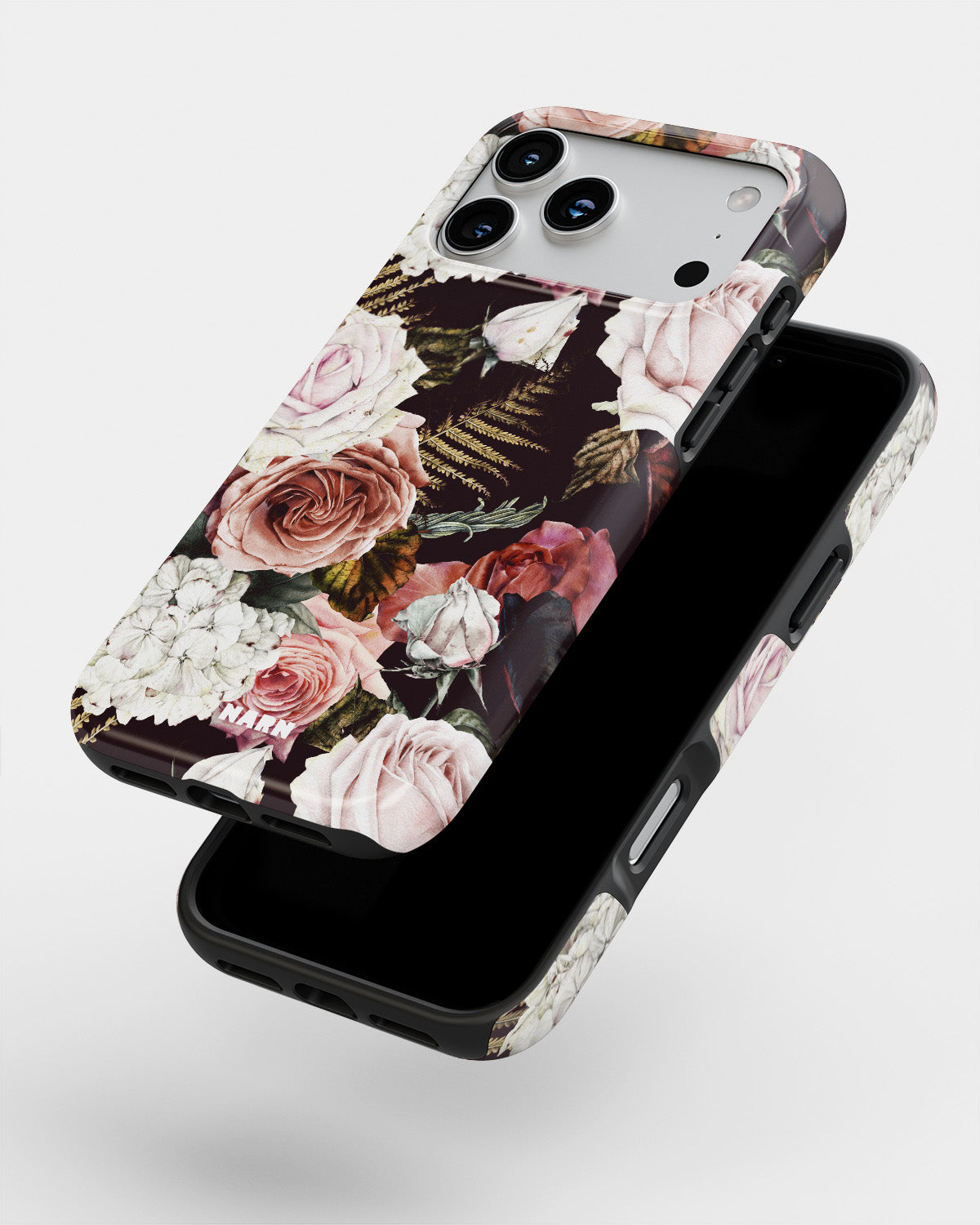 iPhone 17 Pro Tough Case – Midnight Roses - View 4