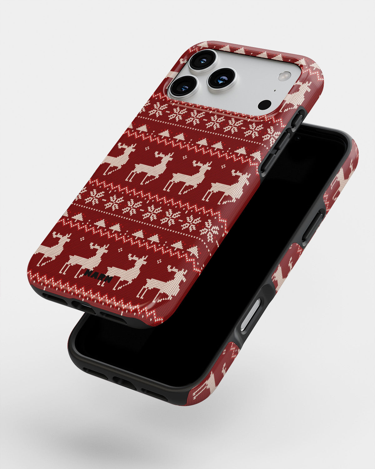 iPhone 17 Pro Tough Case – Reindeer Knit - View 4