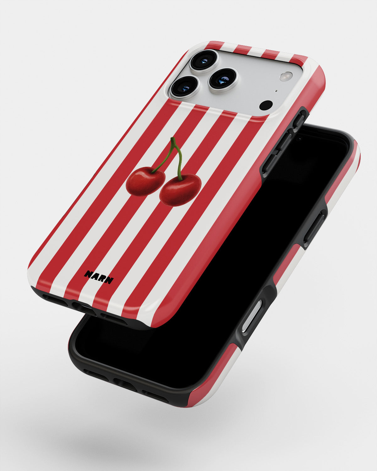 iPhone 17 Pro Tough Case – Cherry Stripes - View 4