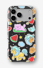 iPhone 17 Pro Max Tough Case – Cute Stickers - View 1