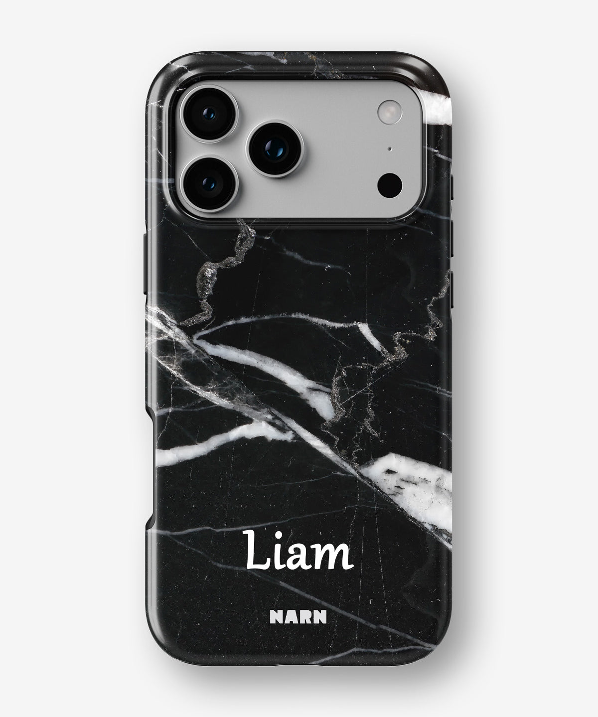 iPhone 17 Pro Max Tough Case – Custom - Black Marble - View 1