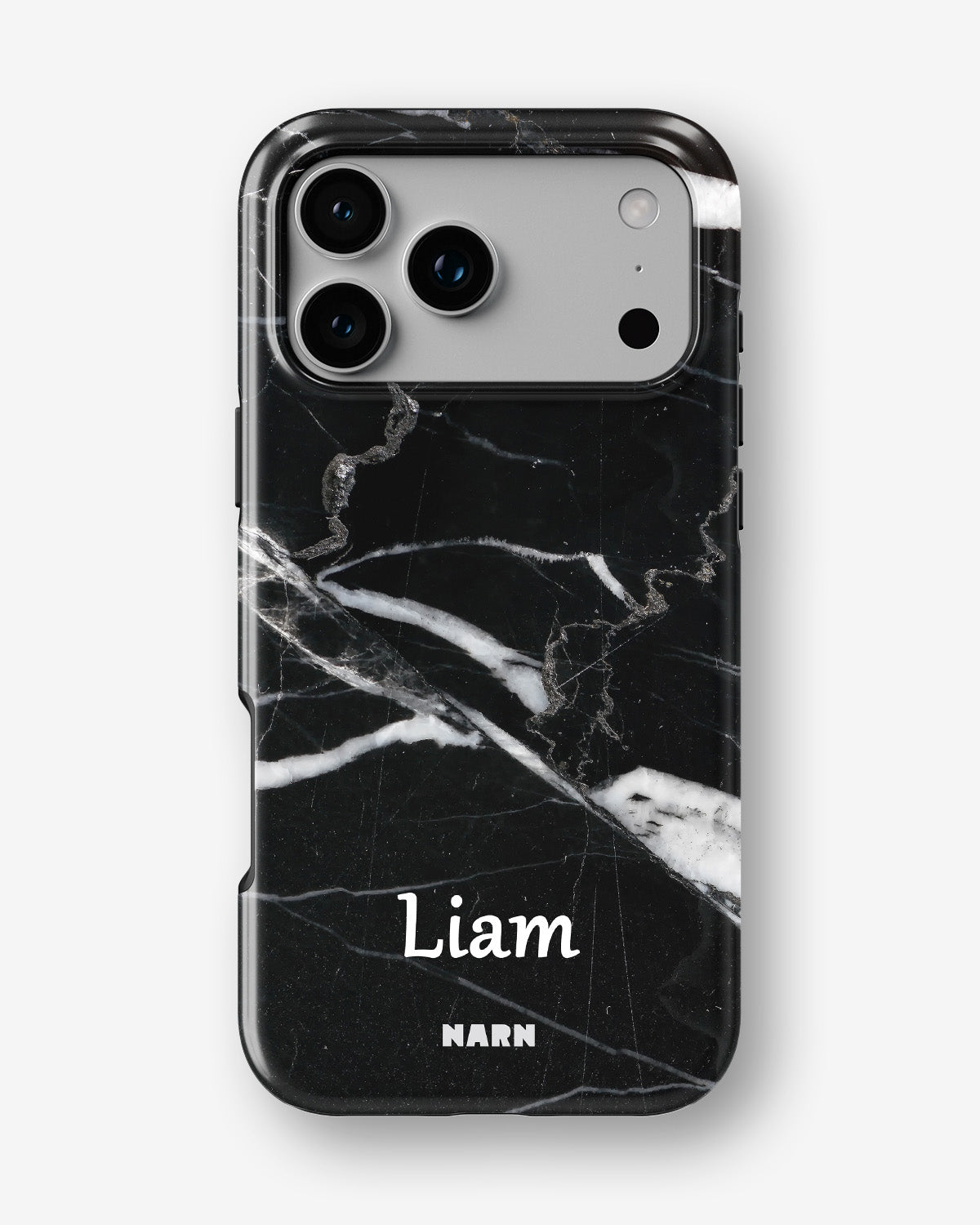 iPhone 17 Pro Max Tough Case – Custom - Black Marble - View 1