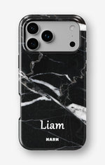 iPhone 17 Pro Max Tough Case – Custom - Black Marble - View 1