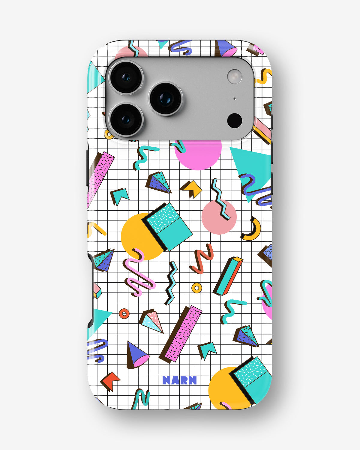 iPhone 17 Pro Max Tough Case – 80s Memphis - View 1