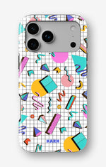 iPhone 17 Pro Max Tough Case – 80s Memphis - View 1